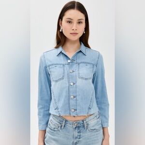 L'AGENCE Light Blue Denim Jacket